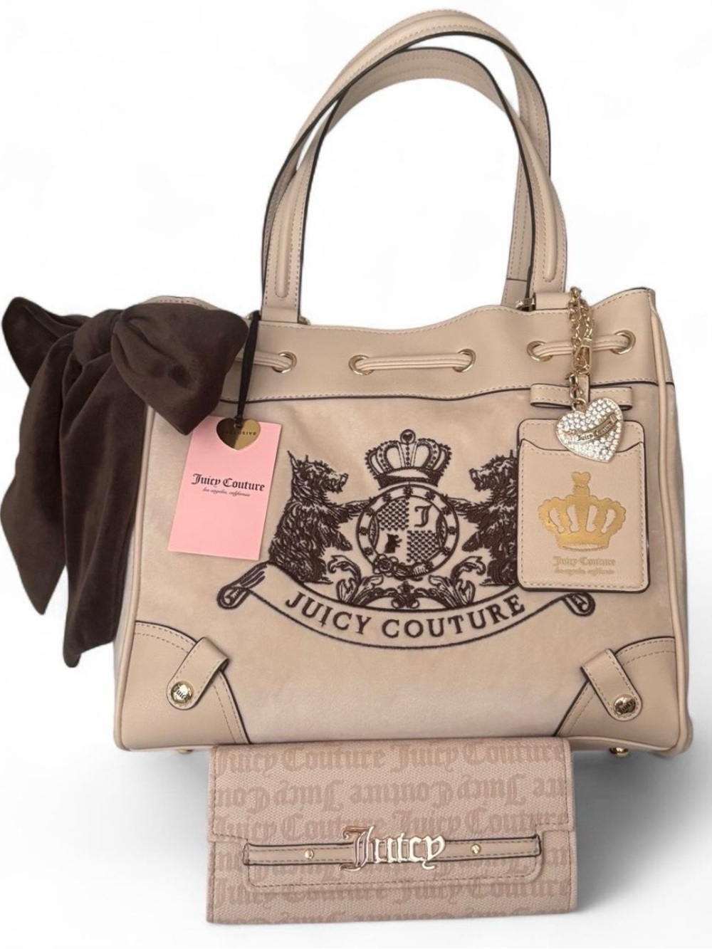 Juicy Couture Scottie Dog Daydreamer Tote with Wallet